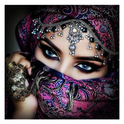 Beauty  - Partial Round Diamond Painting(30*30cm)