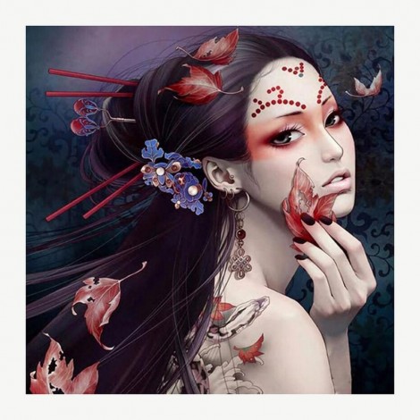 Beauty  - Full Round Diamond Painting(30*30cm)