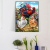 Chickens - Full Round Diamond Painting