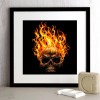 Skull - Full Round Diamond Painting(30*30cm)