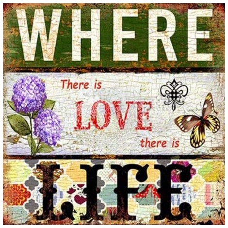 Word - Full Round Diamond Painting(35*35cm)