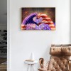 American Flag Love-Full Round Diamond Painting