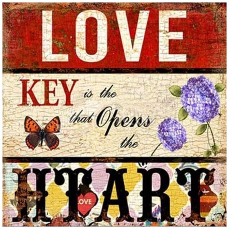 Word - Full Round Diamond Painting(35*35cm)