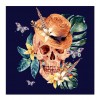Color Skull Halloween-Full Round Diamond Painting
