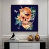 Color Skull Halloween-Full Round Diamond Painting