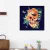 Color Skull Halloween-Full Round Diamond Painting