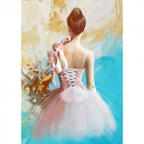 Ballet Girl - Full Round Diamond Painting