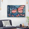 US Flag Butterflies  -  Full Round Diamond Painting