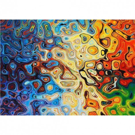 Abstract Art - Full Round Diamond Painting