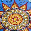 Mandala Flowers-Partial Round Diamond Painting