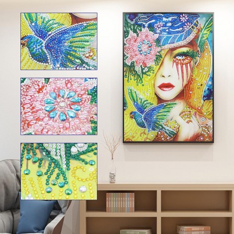 Girl - Crystal Rhinestone Diamond Painting