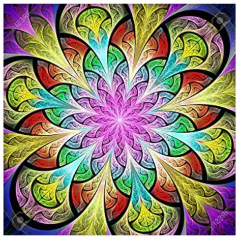 Flowers - Full Round Diamond Painting