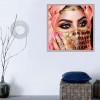Masked Beauty- Full Round Diamond Painting