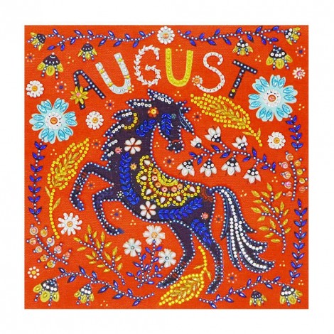 August - Crystal Rhinestone Diamond Painting