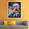 Tribal Leader- Partial Round Diamond Painting