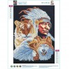 Tribal Leader- Partial Round Diamond Painting