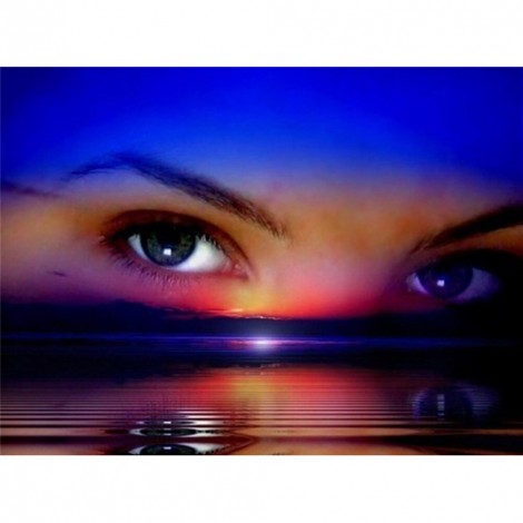 Art Eyes- Full Round Diamond Painting