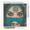 Masked Beauty- Full Round Diamond Painting