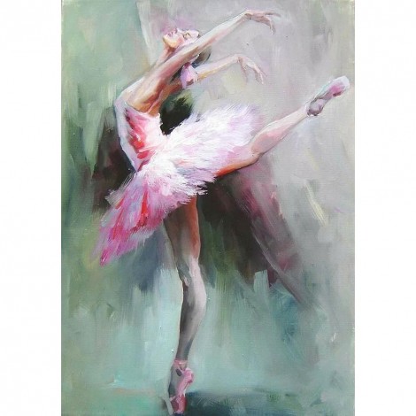 Ballet Girl - Full Round Diamond Painting