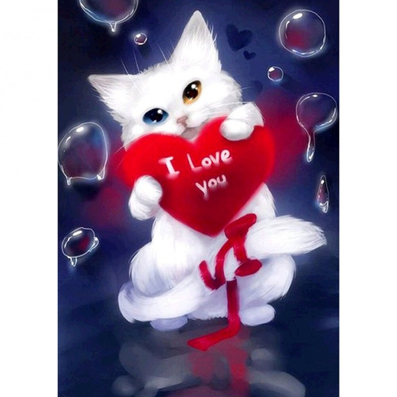 Valentine Day Cat Lo...