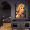 Blue Gold Hair Elf - Full Round Diamond Painting