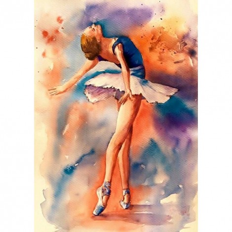 Ballet Girl - Full Round Diamond Painting
