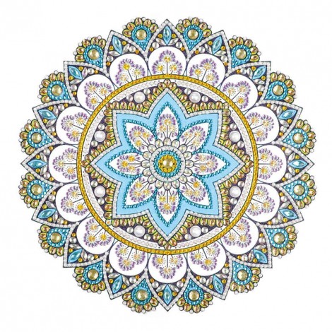 Color Mandala - Crystal Rhinestone Diamond Painting