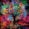 Colorful Tree - Full Round Diamond Painting