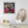 Colorful Tree - Full Round Diamond Painting