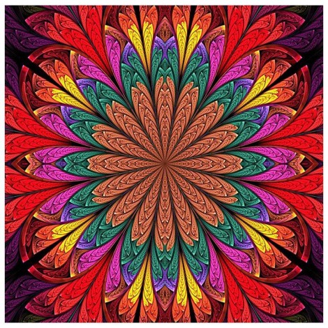 Fantasy Flower  - Full Round Diamond Painting