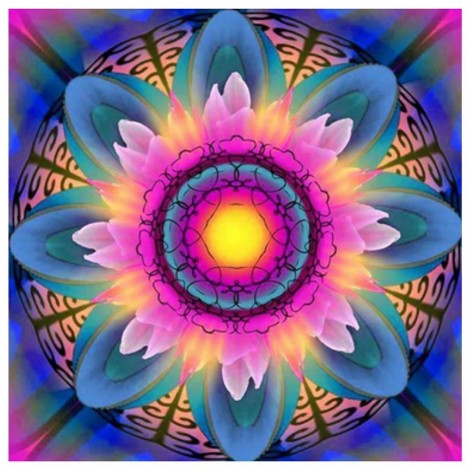 Flowers - Full Round Diamond Painting