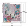 Love - Full Round Diamond Painting &pound;&uml;40*40cm)