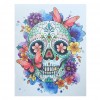 Skull - Full Round Diamond Painting&pound;&uml;25*30cm)