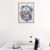 Skull - Full Round Diamond Painting&pound;&uml;25*30cm)
