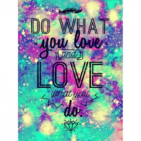 Words - Full Round Diamond Painting