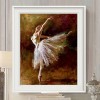 Ballet Dancer - Partial Round Diamond Painting