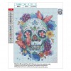 Skull - Full Round Diamond Painting&pound;&uml;25*30cm)