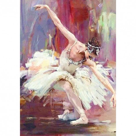 Ballet Girl - Full Round Diamond Painting