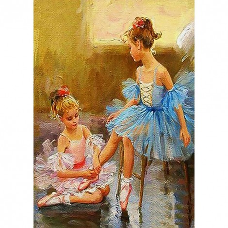 Ballet Girl - Full Round Diamond Painting