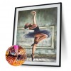 Ballet Girl - Full Round Diamond Painting