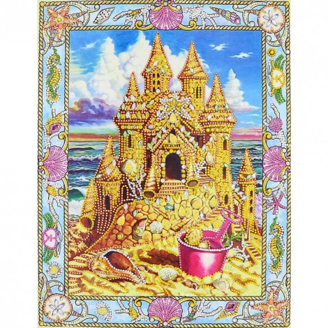 Castle - Crystal Rhinestone Diamond Painting(50*40cm)