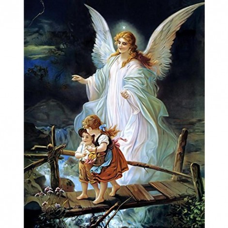 Angel Kids - Full Round Diamond Painting