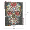 Skull- Full Round Diamond Painting