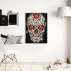 Skull- Full Round Diamond Painting