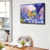 Castle and Flying Dragon-Full Round Diamond Painting