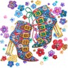 Bloom Shoe Bell- Partial Round Diamond Painting