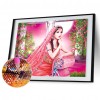 Foreign Beauty -Partial Round Diamond Painting