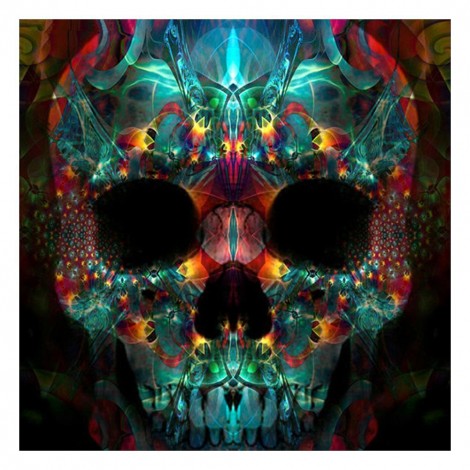 Skull  - Full Round Diamond Painting
