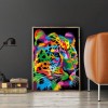 Colorful Tiger - Full Round Diamond Painting