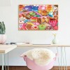 Colorful Donuts -Full Round Diamond Painting